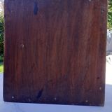Portable wooden script, curtain