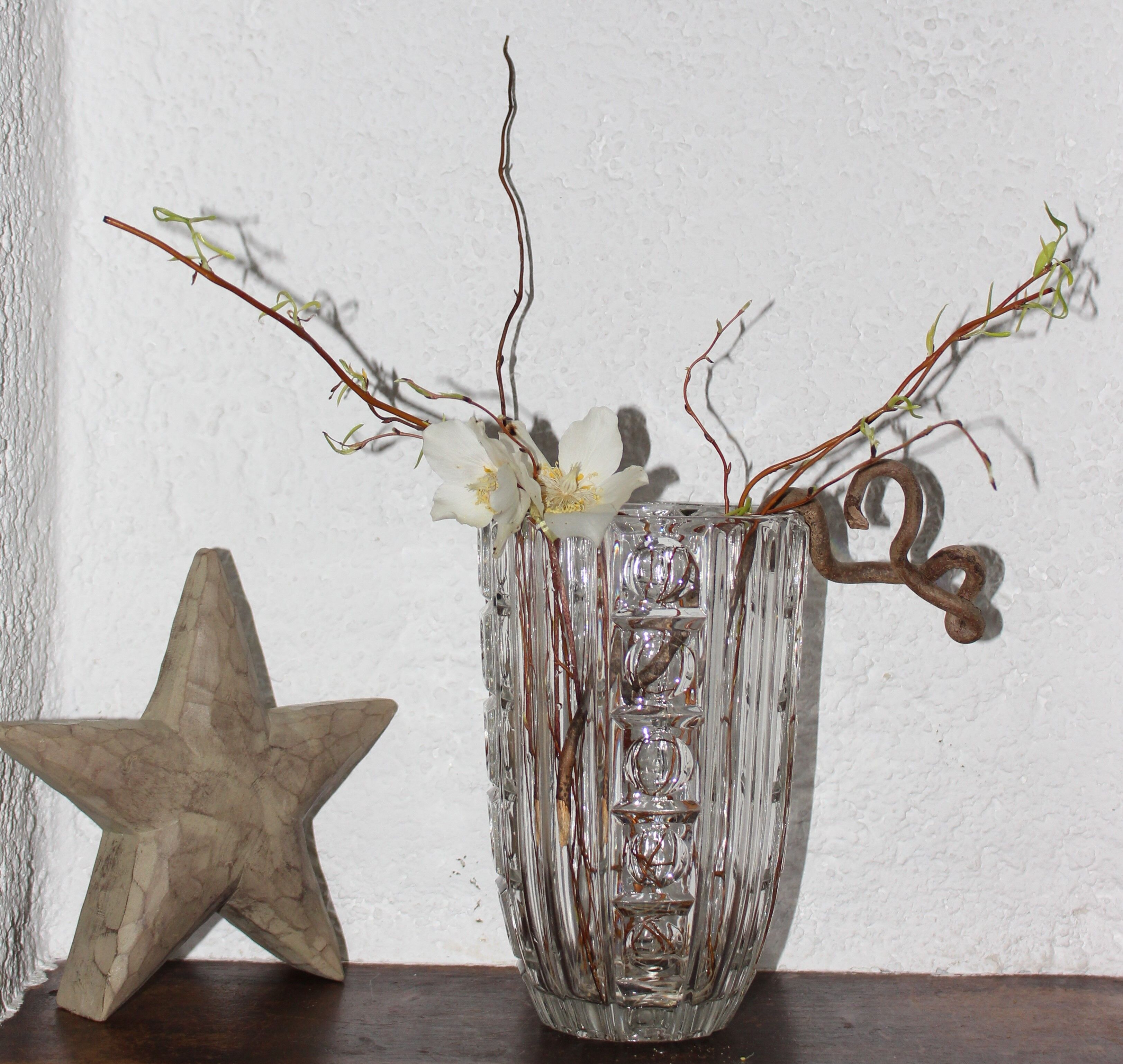 Vase en verre style Art Déco