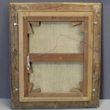 Oil on canvas, Woman with a white headdress dated 1840