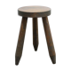 Vintage wooden tripod stool