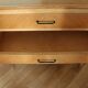 Commode 4 tiroirs chêne clair 1960