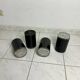 4x vintage  Raak ceiling lamp spot lamp bubble glass