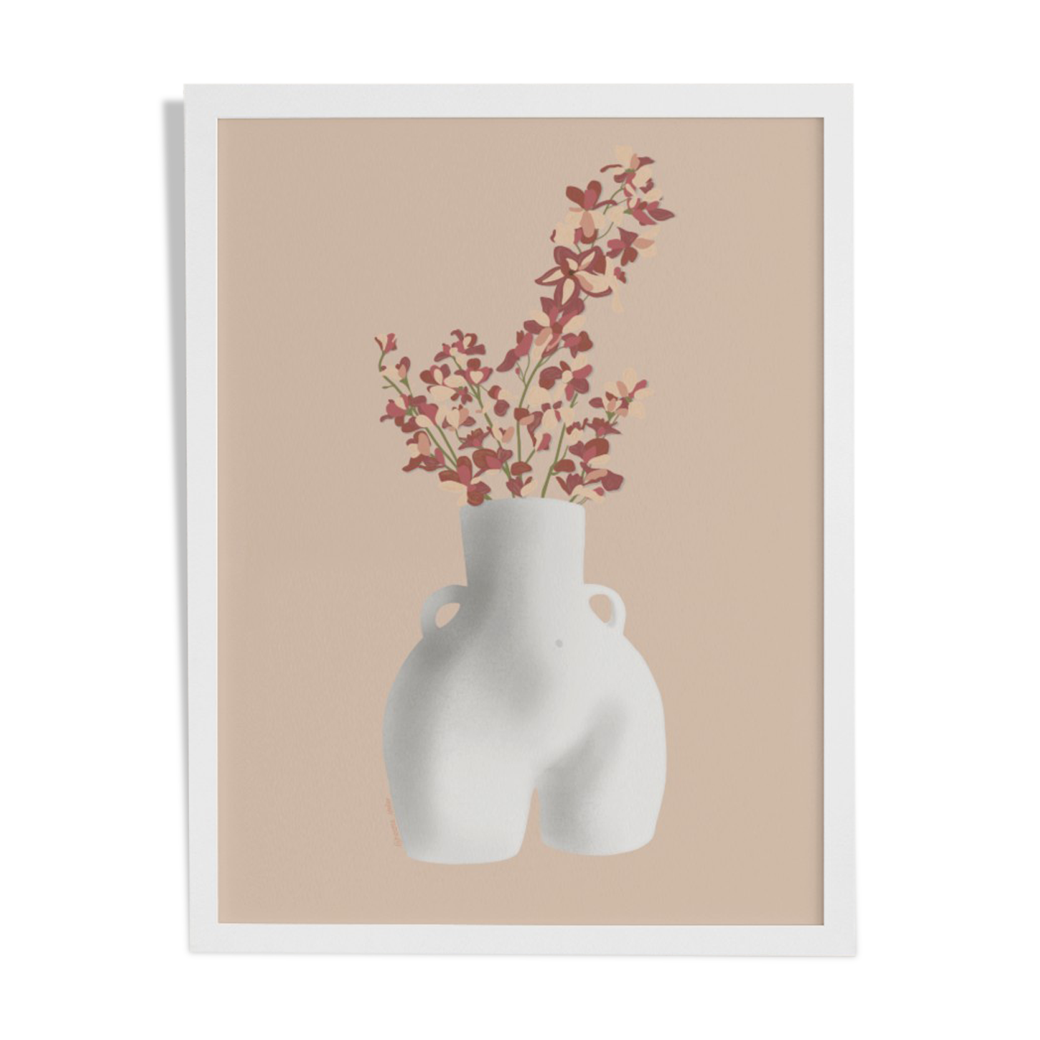 Illustration "bust in flower" by noums atelier