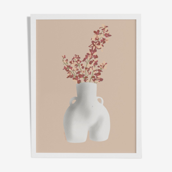 Illustration "bust in flower" by noums atelier