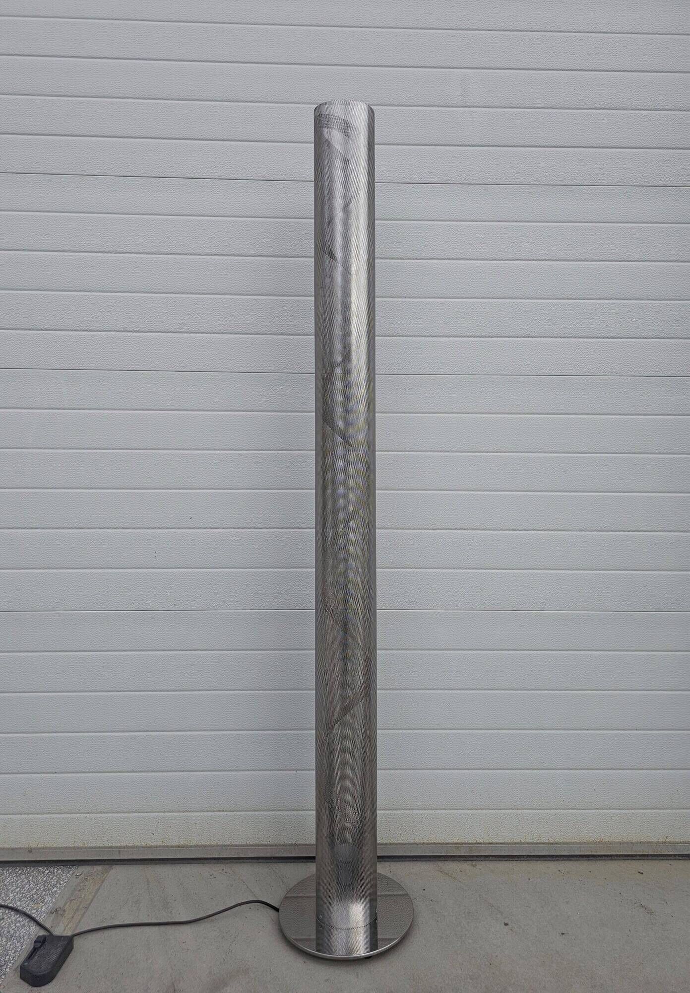 Postmodern tubular floor lamp "Tall Spiral No.5" by Thierry Vide 1999