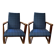 Pair of vintage armchairs