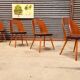 Set of 4 Antonin Suman chairs for Tatra Nabytok 1960