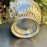 Silver glass cooler in Empire lion style