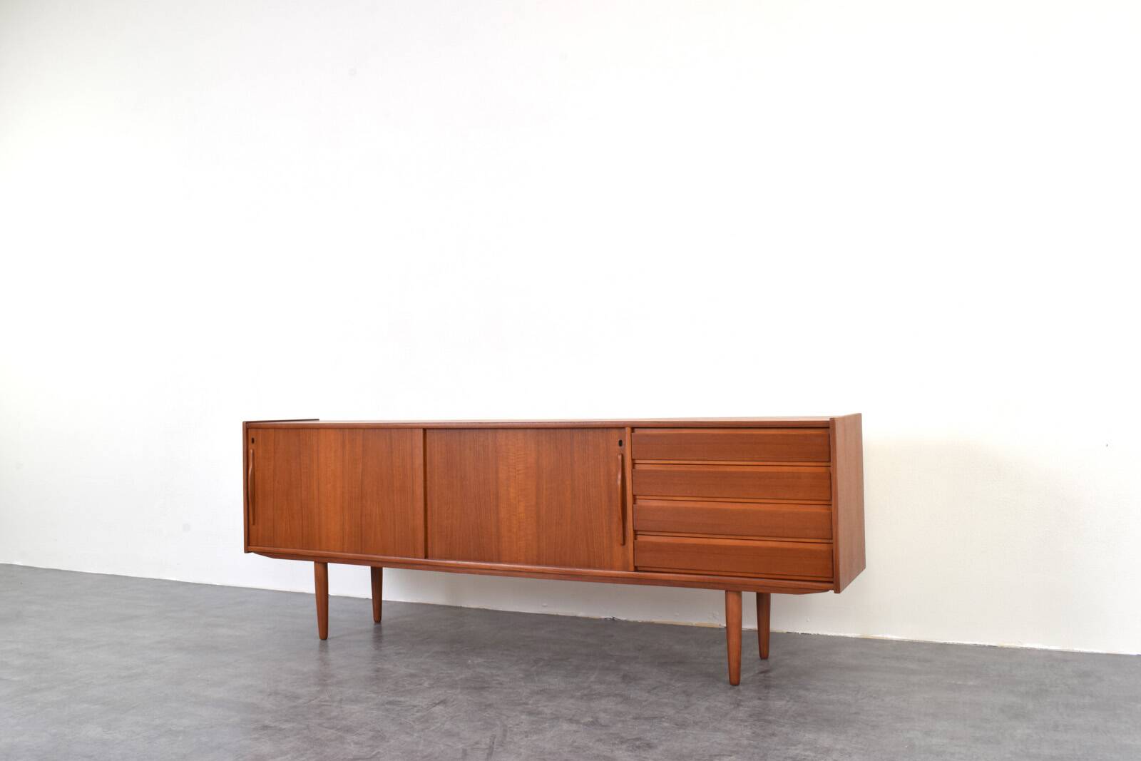 Mid-Century Danish Teak Sideboard, 1960s.