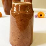 Glazed terracotta cups, speckled effects
