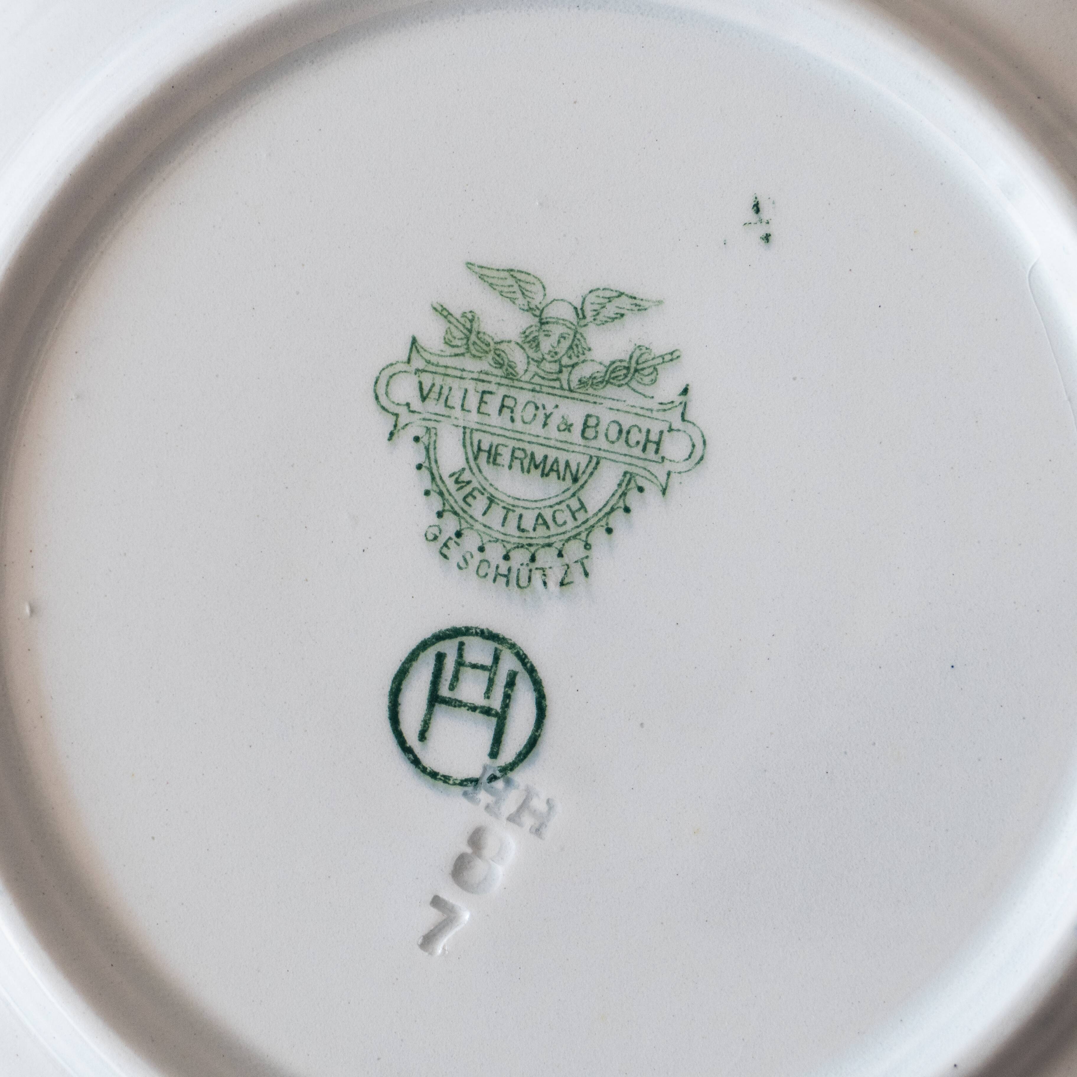 6 grandes assiettes Villeroy & Boch Herman Terre de fer