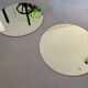 Set of 2 round mirrors D42cm