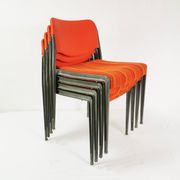 Ensemble de chaises Space Age, Kush & Co., conçu par le professeur Hans Ell. Années 70