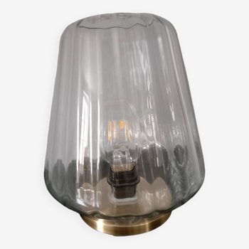 Lampe de table en verre