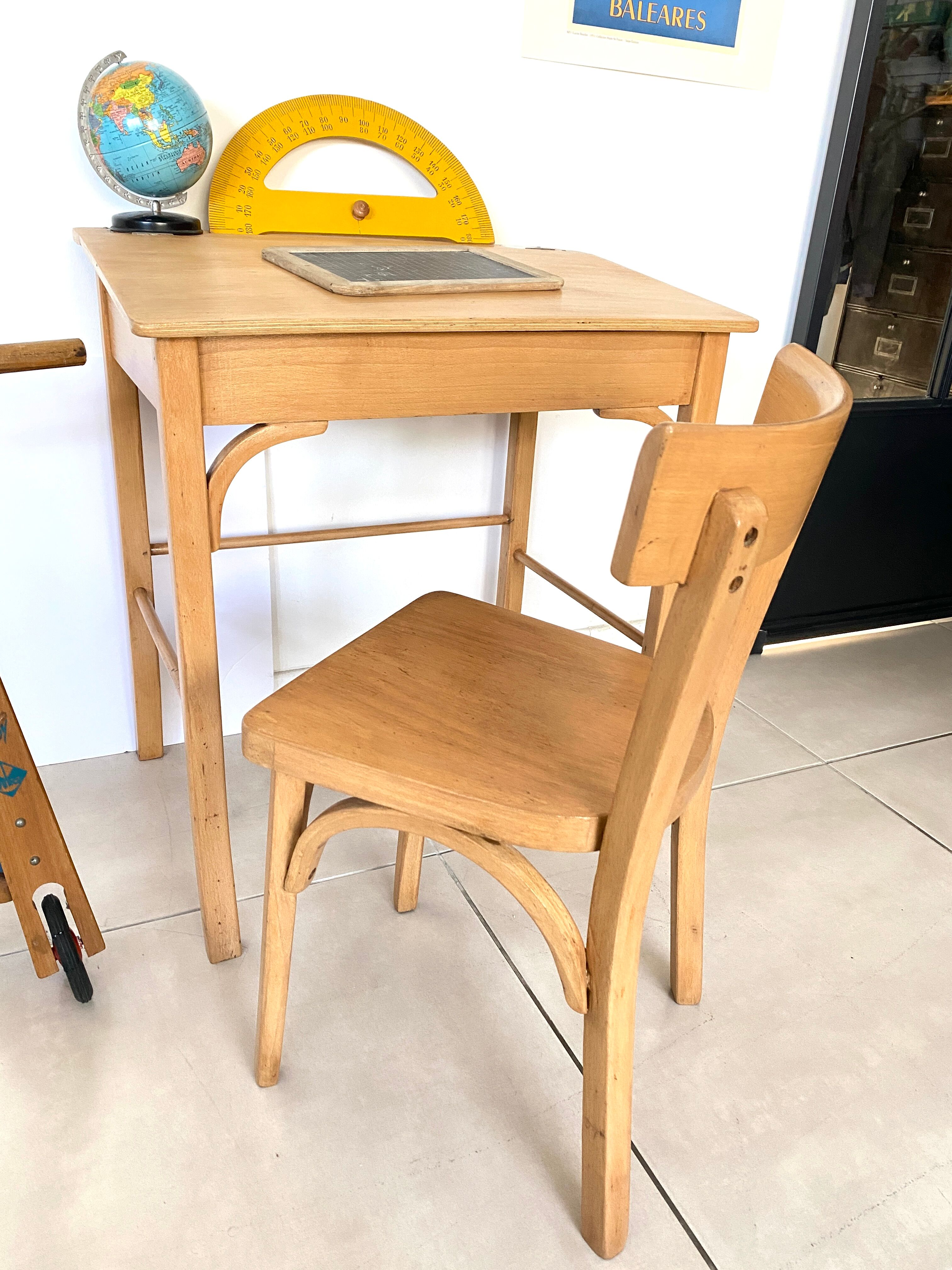Baumann desk and children's chair set
