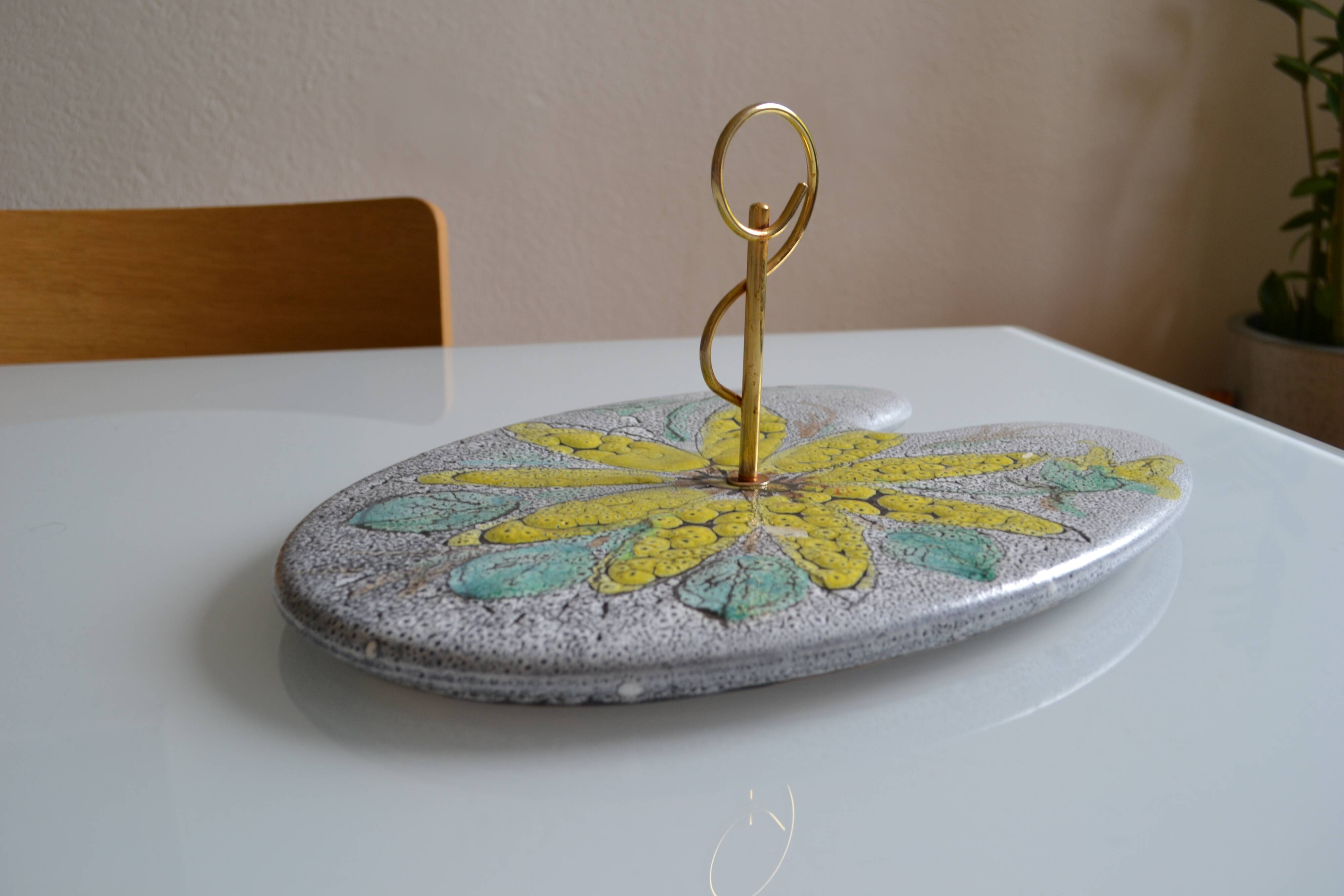 Vintage ceramic cheese board 1960