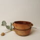 Glazed terracotta bowl duo