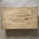 Old wooden box from the department stores of Bordeaux