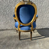 Fauteuil médaillon styl louis XVI