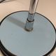 Vintage 1960 Veneta Lumi sky blue desk lamp - 30 cm