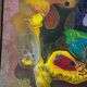 Bernard Ledain (1944–2024) – Abstract painting mixed media on canvas