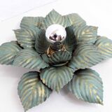 Leaf-shaped wall lamp, Italy 1970