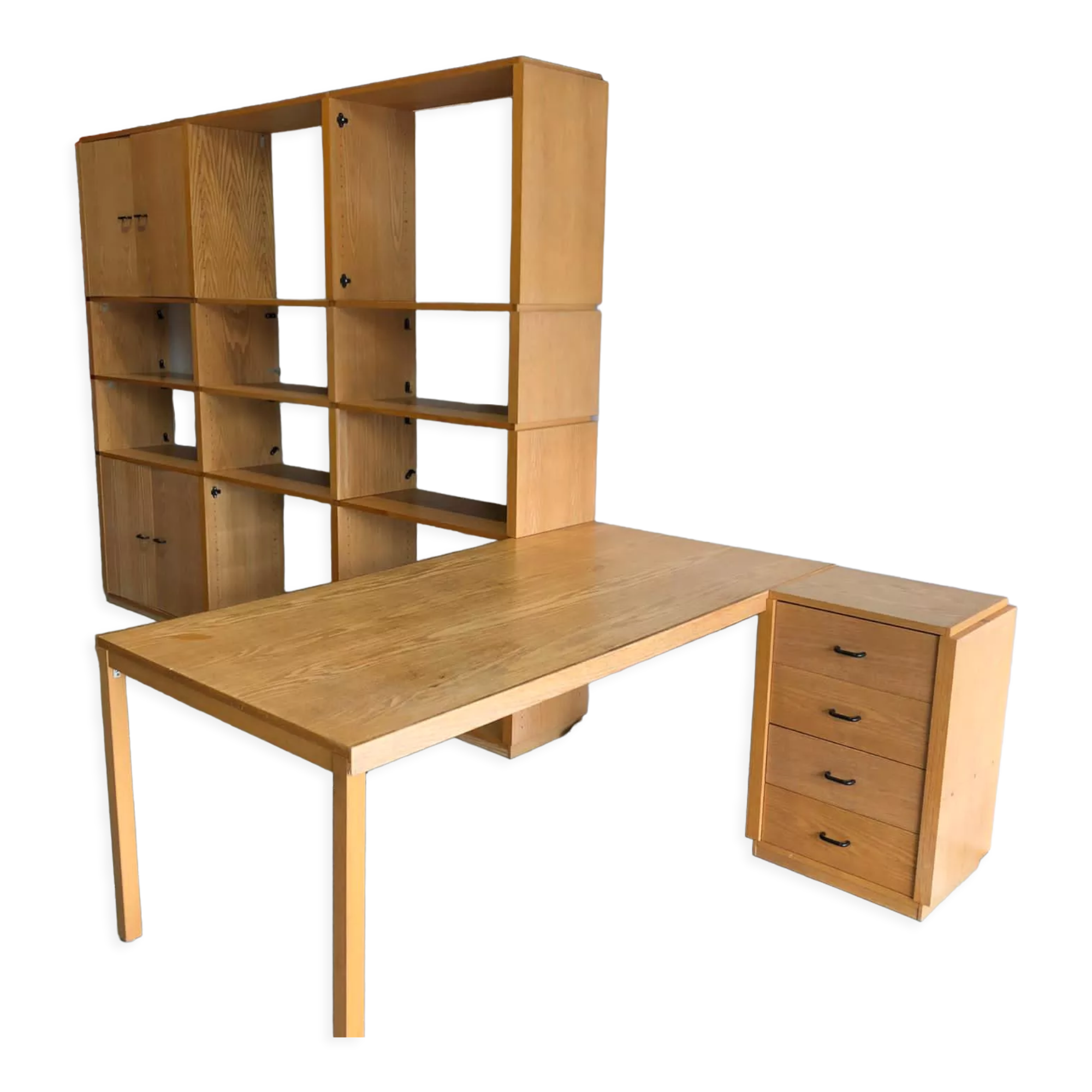 Bureau vintage avec support mural « Interlubke bipline »
