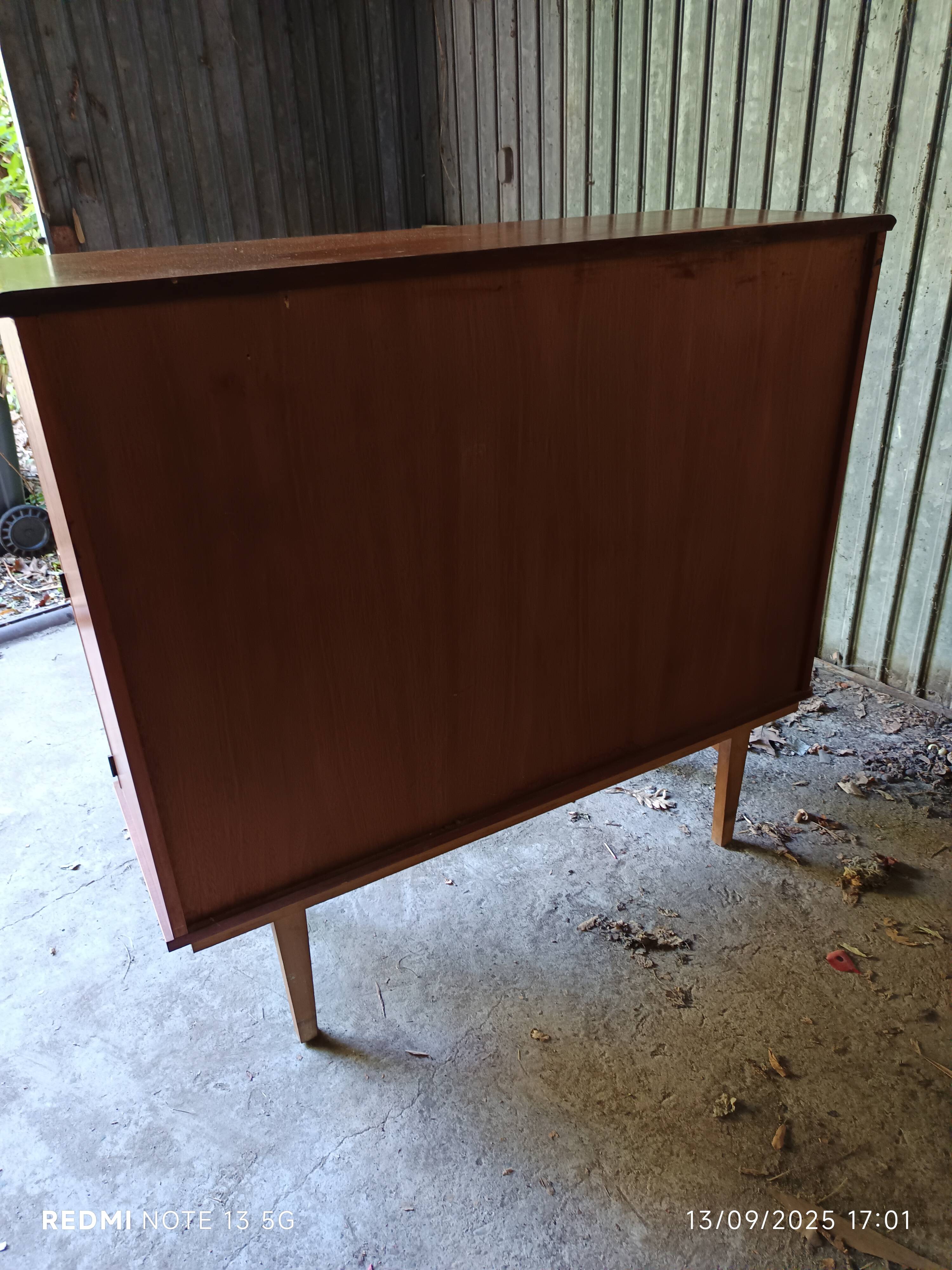 1960s Scandinavian display cabinet