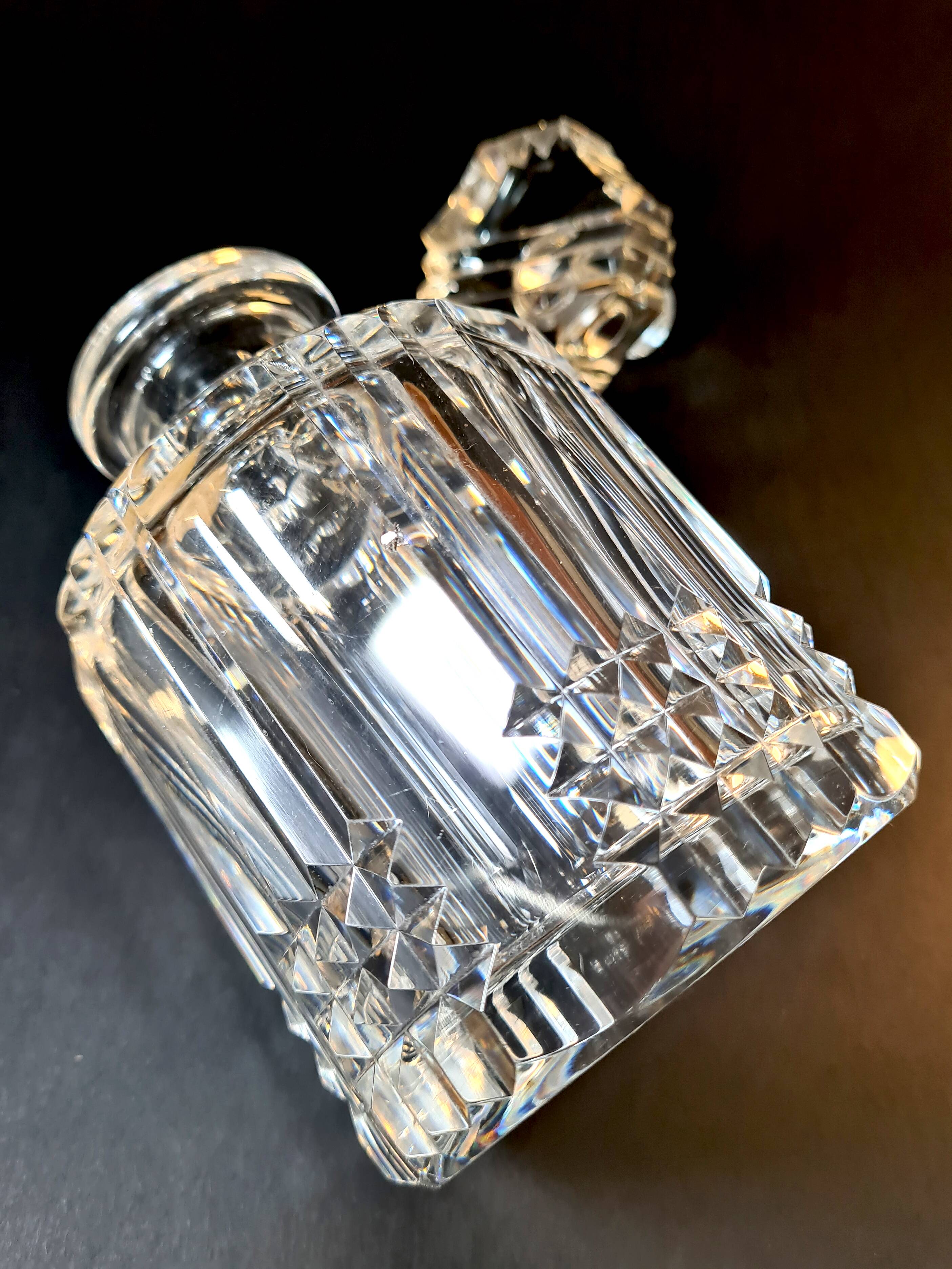 Crystal carafe and ice bucket from Val Saint Lambert – Elegance for the bar.