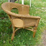 60s wicker chair