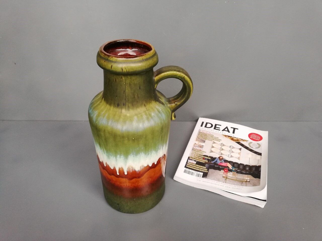 Vintage german ceramic vase 1970