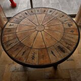 Roger Capron herbarium table