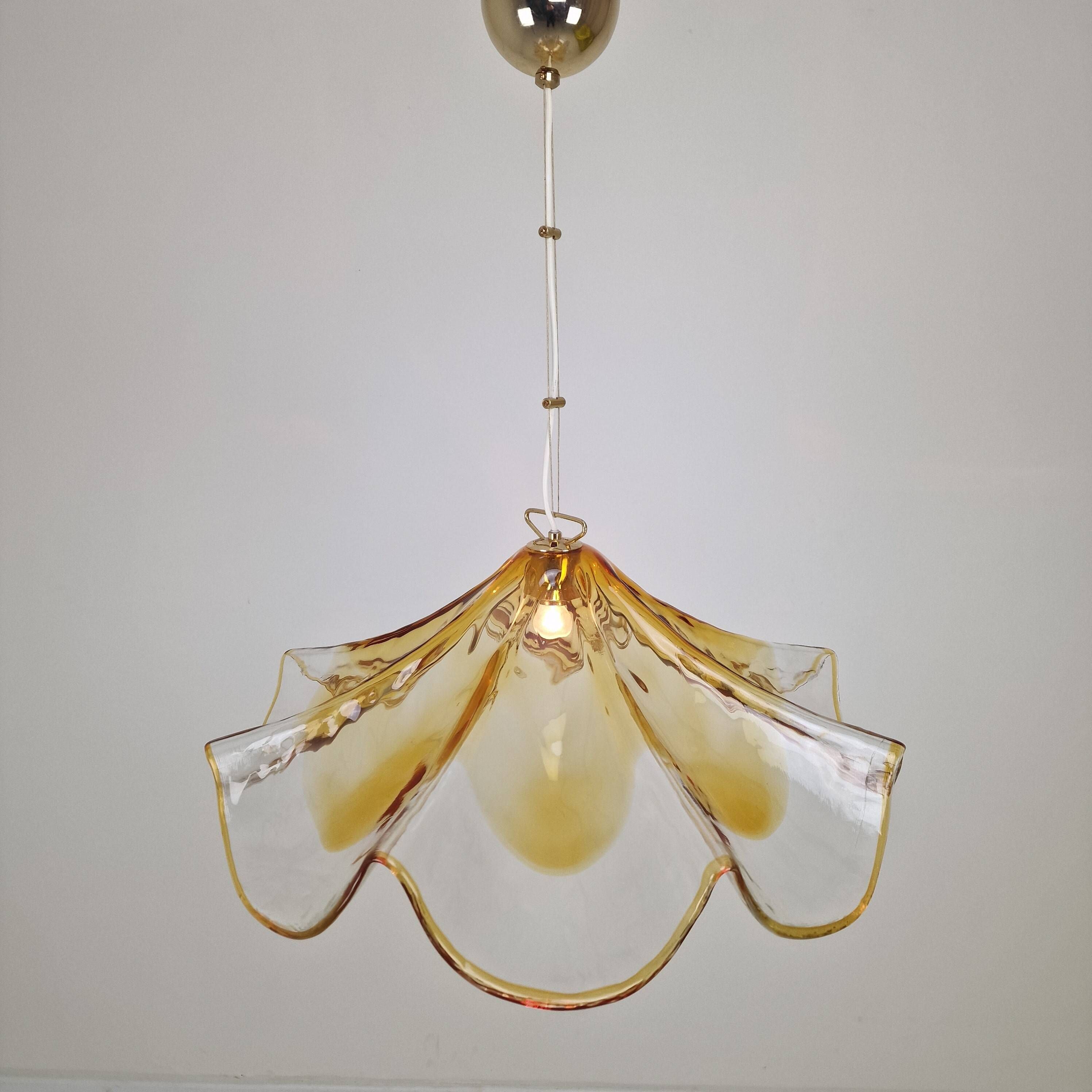 Suspension en verre de Murano La Murrina, Italie, années 1980 (2 disponibles)