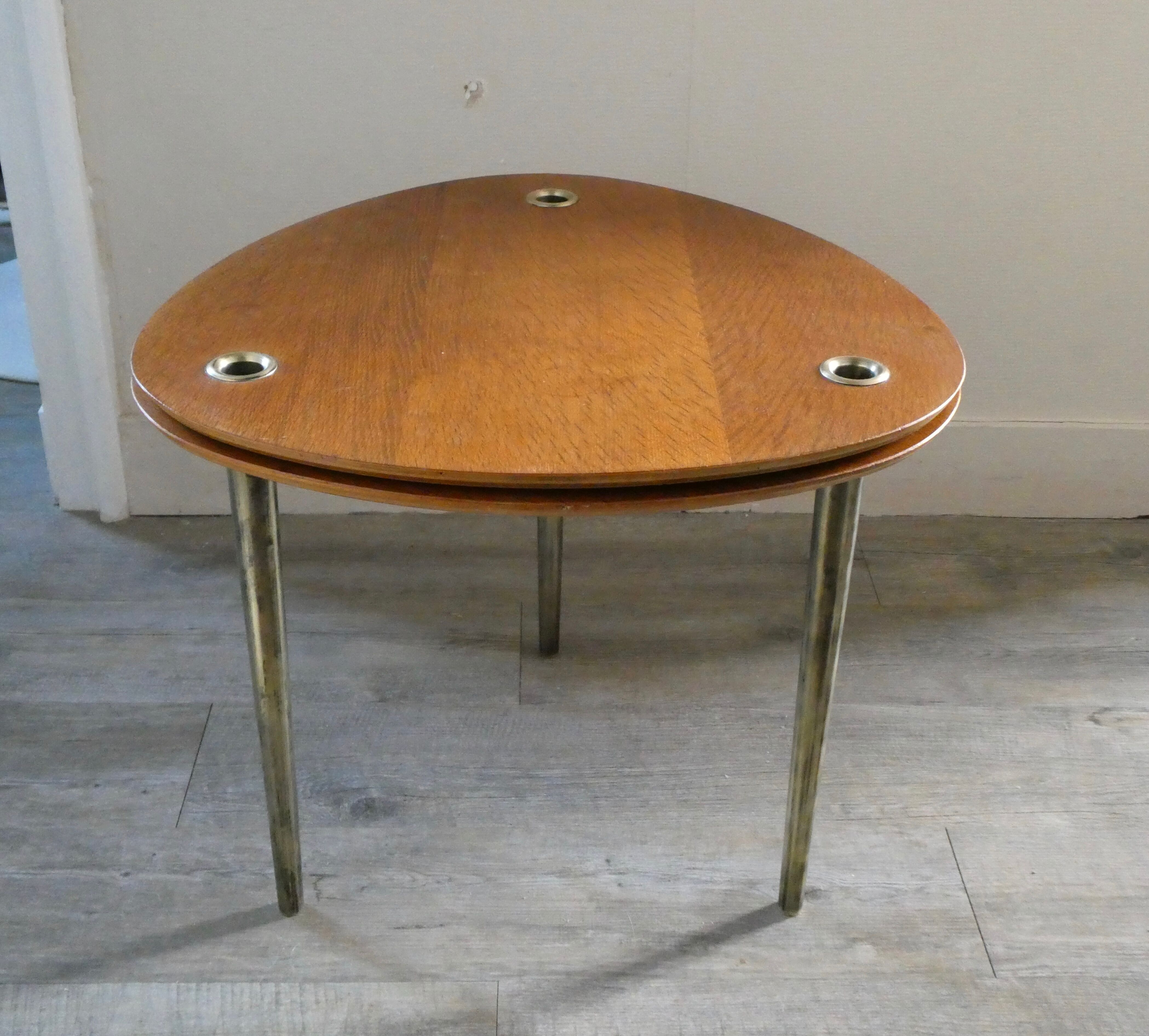 Set of 2 coffee tables Partroy by Pierre Cruège, 1950s