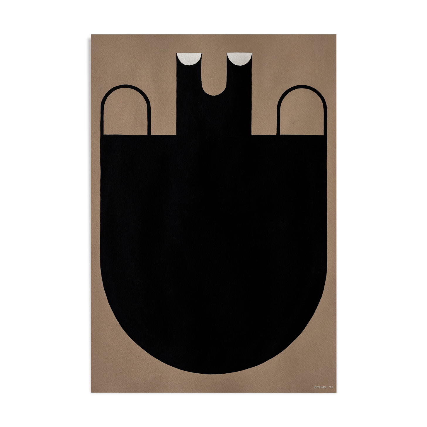 Silhouette of a vase 02