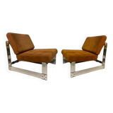 Set of 2 Lounge Chairs by Gilles Bouchez for Airborne, 1972