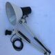 Architect articulated metal globe vintage black & white desk lamp 70s