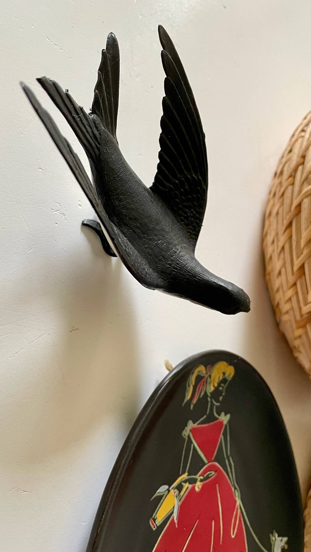 Decoration Vintage stackable baskets