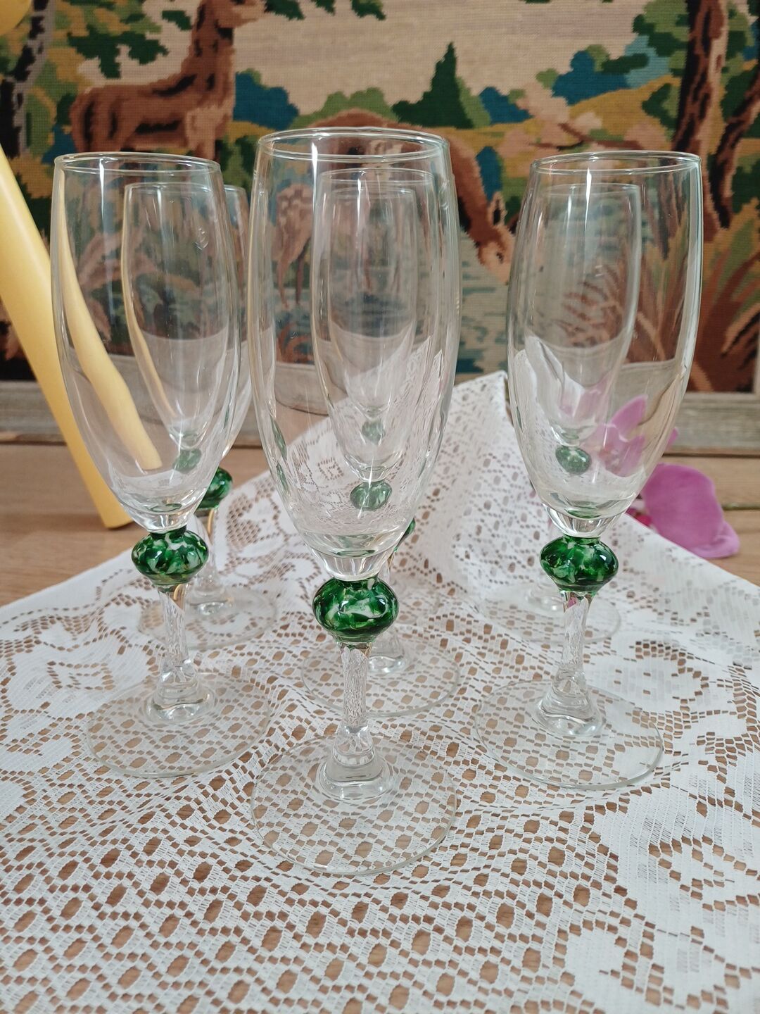 Arc luminarc champagne flutes