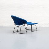 Diamond Armchair & Hocker by Harry Bertoia for Knoll