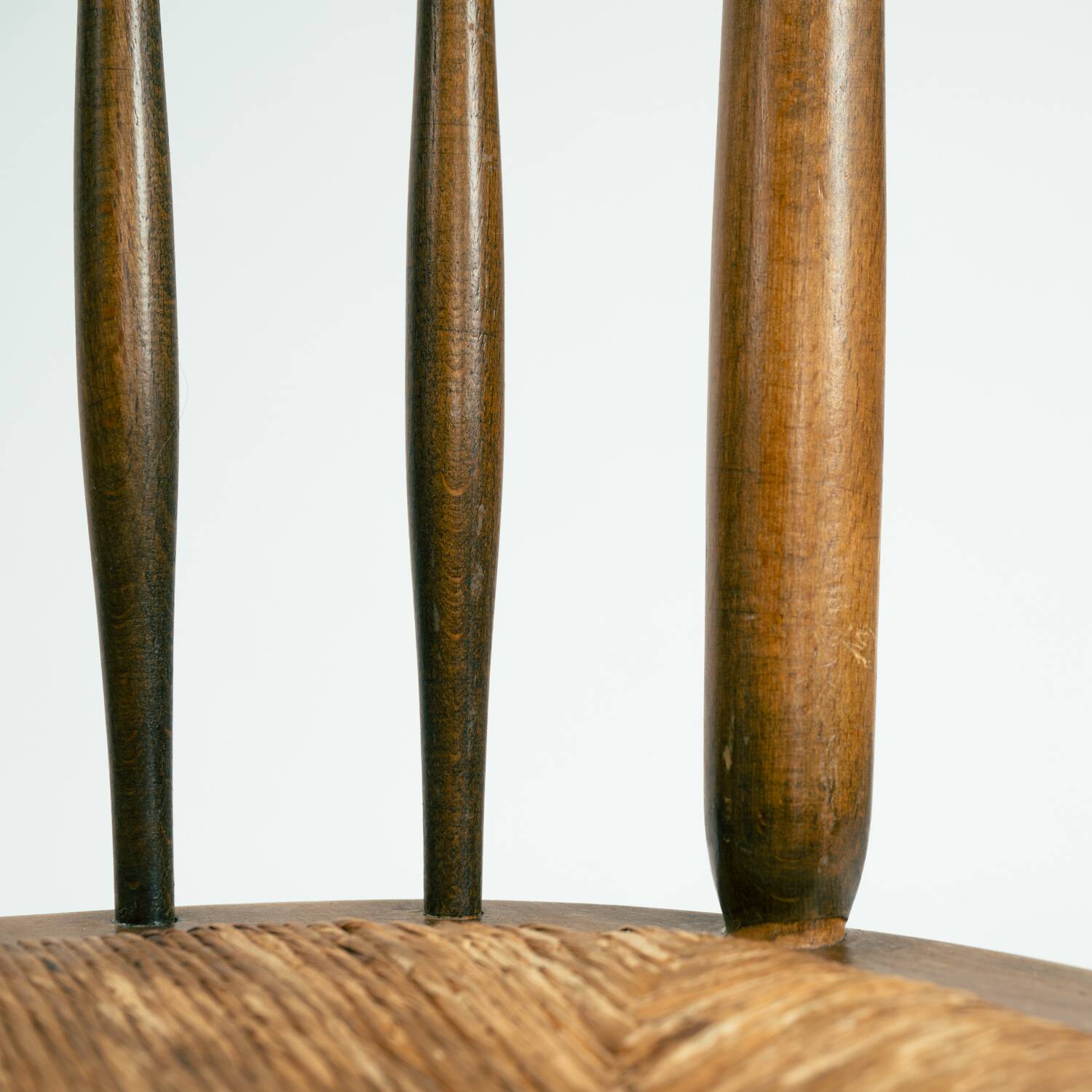 Wsk chair by Arno Lambrecht, 1950s in straw wicker and beech