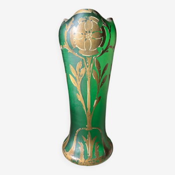 Vase trilobé  Legras  art nouveau
