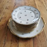 Vintage SFP porcelain dessert service
