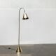 Mid-century brass floor lamp by Jacques Adnet for Valenti, Spain, 1960s.