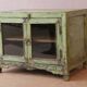 Petit meuble ancien Birman en teck massif