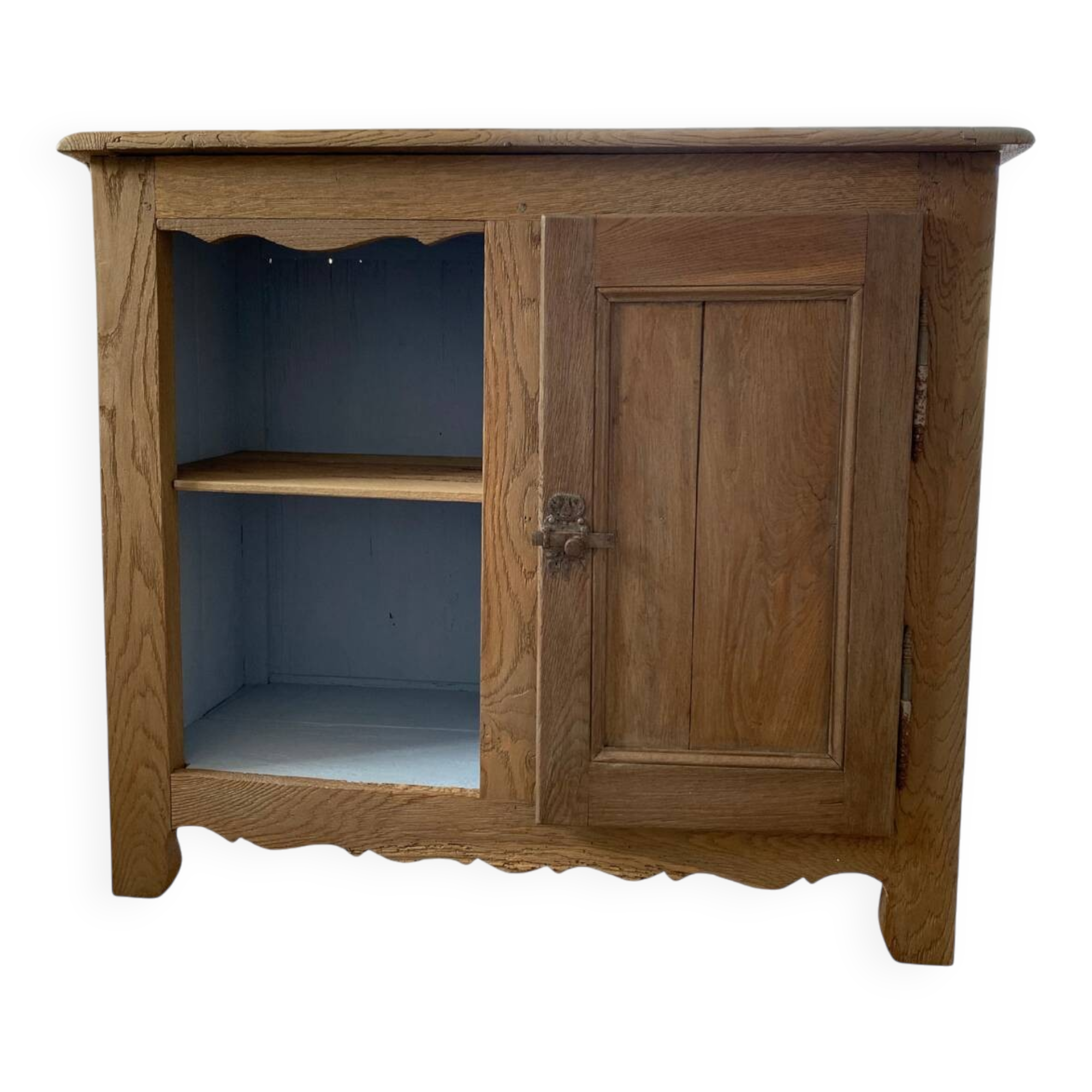 Renovated chic country antique solid wood sideboard