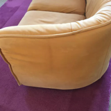 Alcantara leather sofa 2 places