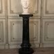 Column in green serpentine marble, circa 1880