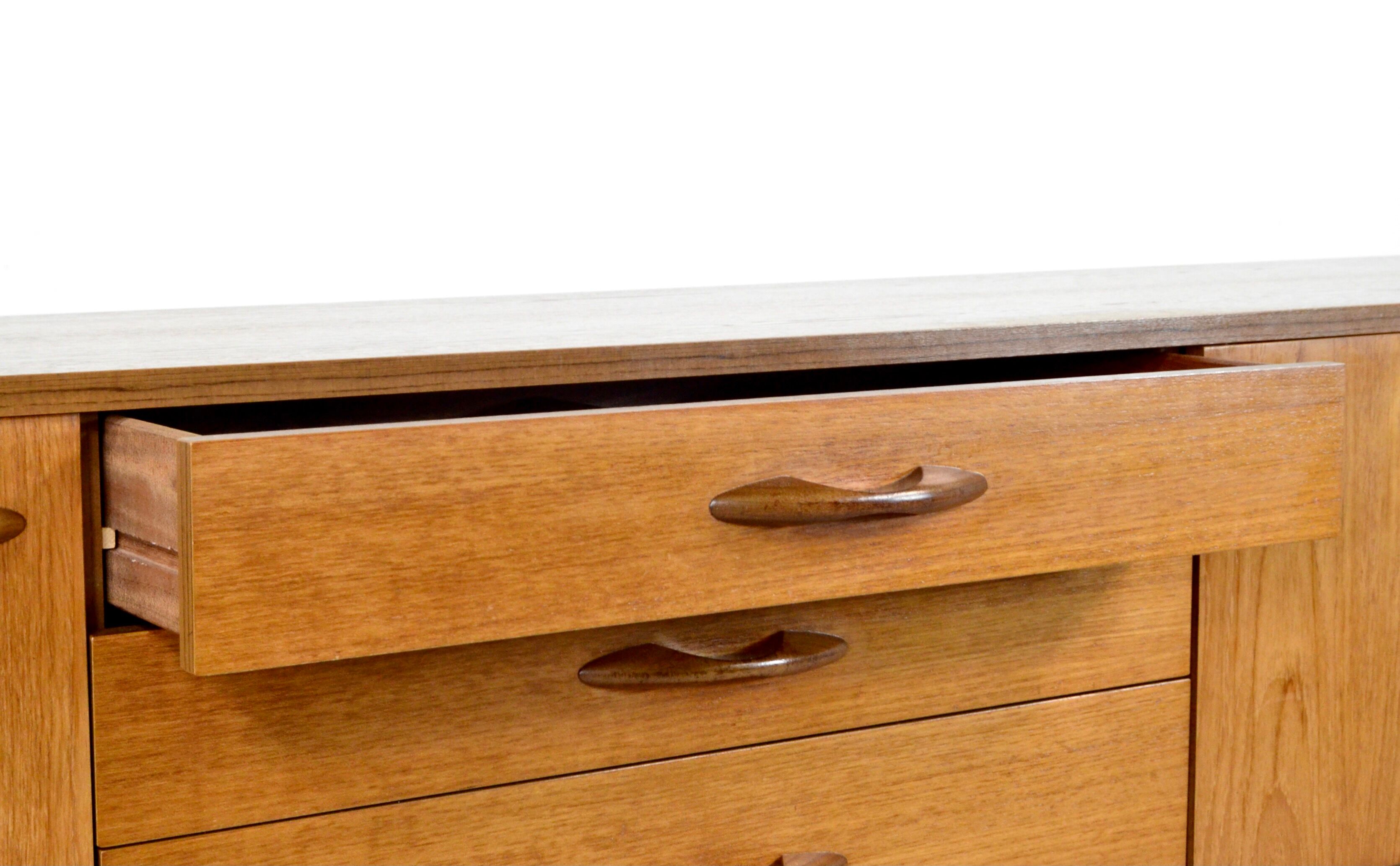 Midcentury 'avalon' teak sideboard / long john
