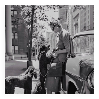 Inga Lindgren And Poodles, 1956